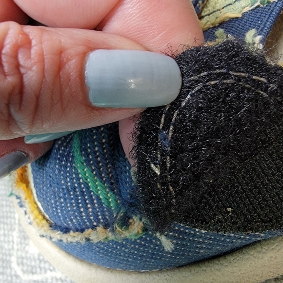 Sanuk Lil Donny Canvas Slip on Loafers Size 10 - Picture 12 of 16